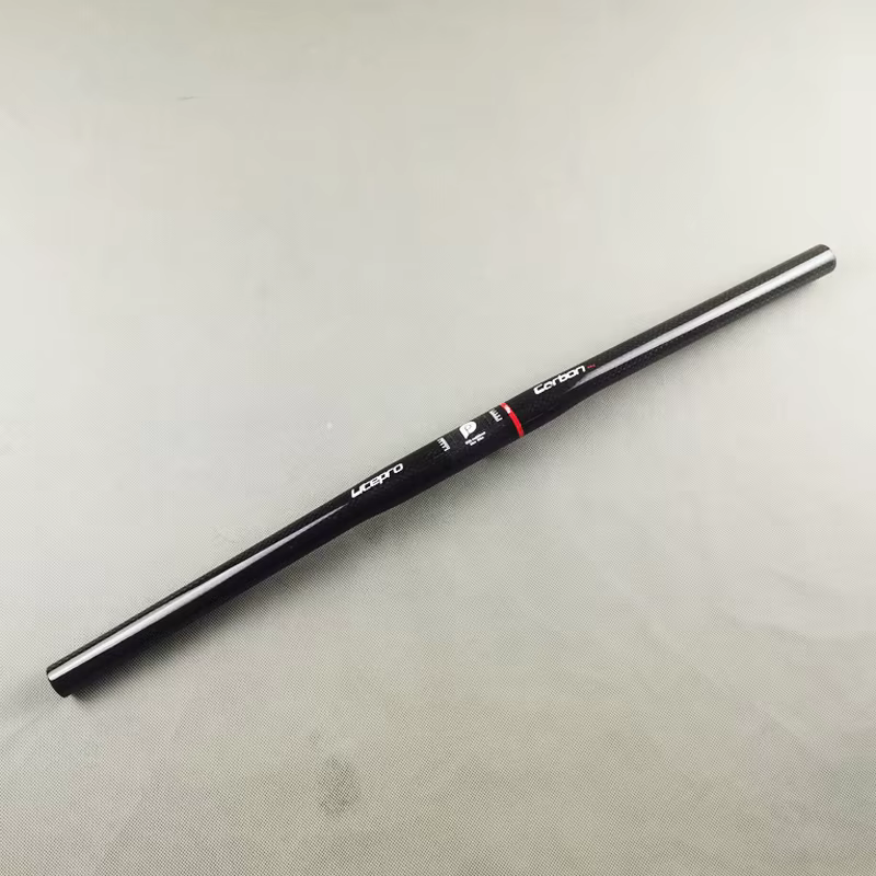 Guidon de vélo pliant entièrement droit 25.4x580mm guidon léger en Fiber de carbone barre de poignée