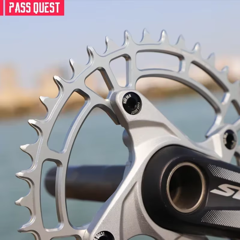 PASS Calls-Chaîne de vélo de route, étroit, large, noir et argent, EST commencerBCD AXS