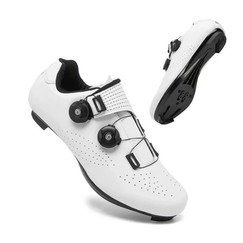 Chaussures de cyclisme sur route professionnelles, chaussures à clipser SPD pour pédales plates, cha