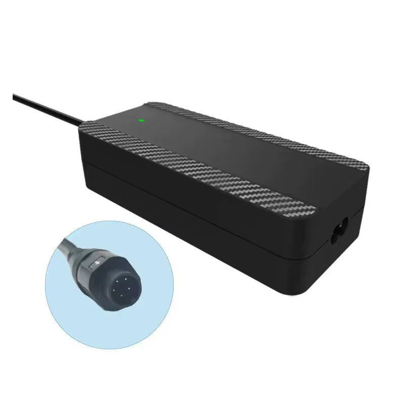 Chargeur 42V 2A 85W 5 broches rond pour batteries 36V de Fischer, Phylion, Devron, Lifebike, Batavus