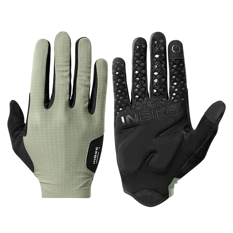 INBIKE vtt gants de cyclisme hommes doigt complet Gel rembourré écran tactile respirant antichoc gan