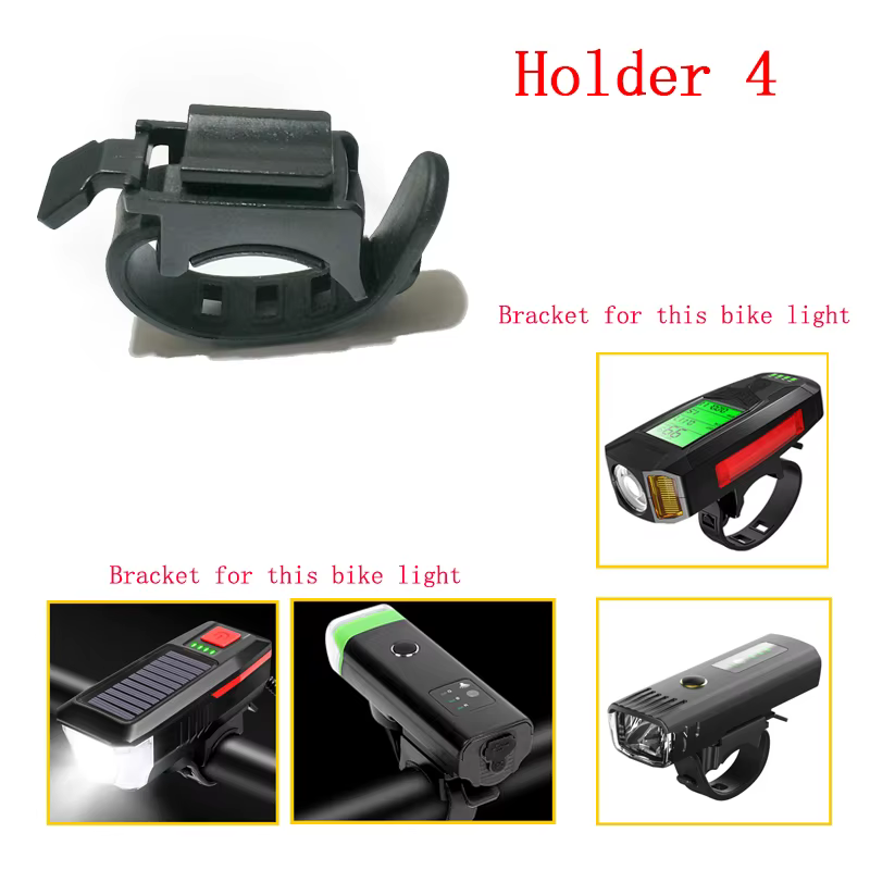 Support de lumière de vélo, 1 pièce, Support de lampe de vélo, accessoires de vélo, Rotation à 360 d