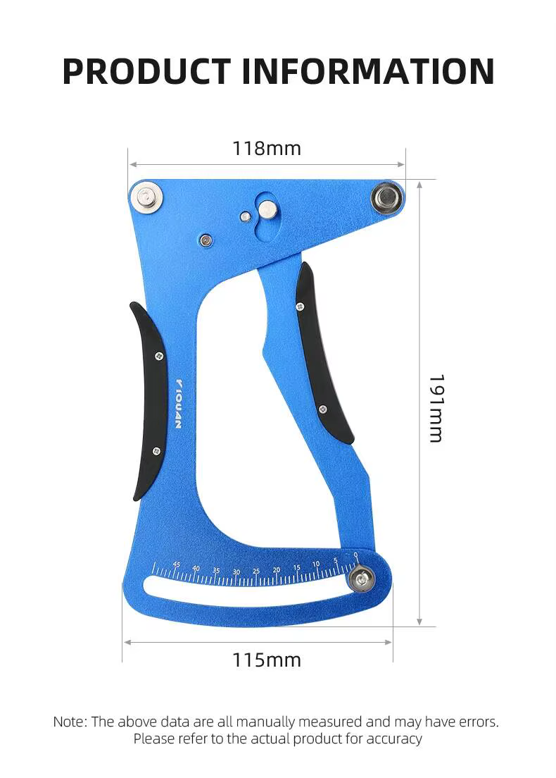 Tensiomètre de jante de vélo VTT précis ESLNF – Outil de mesure de tension des rayons de roue