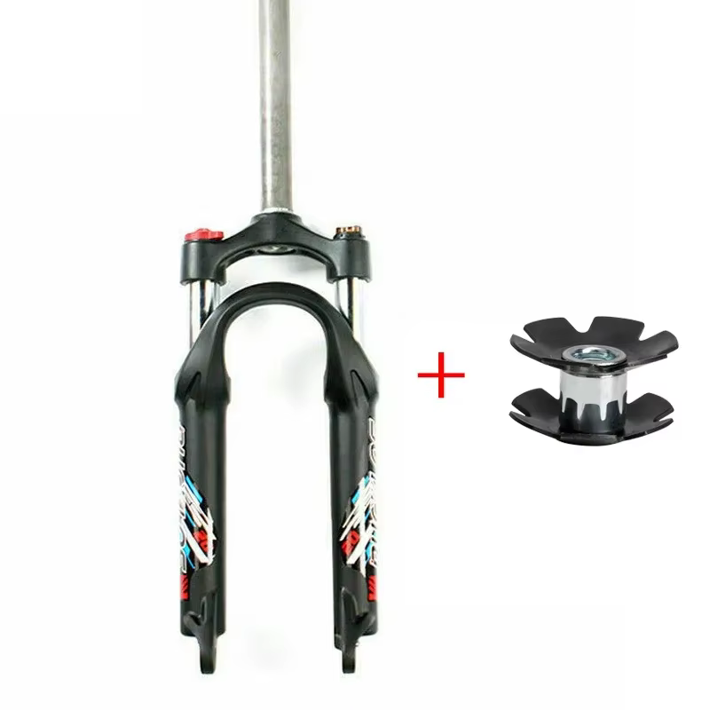 BUCKKub20-Fourche à suspension de vélo pliable/BMX/VTT, 1 à 1/8 pouces, frein à disque sans fil, 9x1