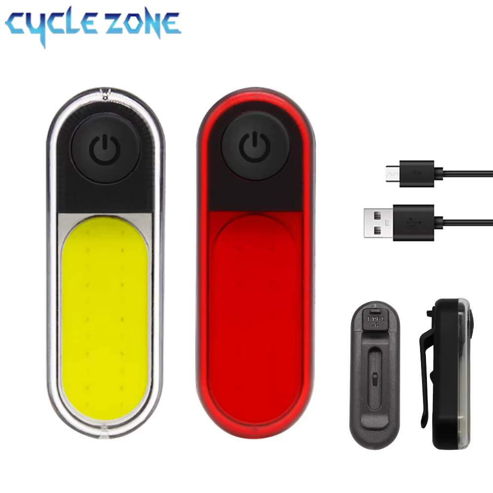 5 Modes Lumière Arrière de Vélo Étanche Lumière de Vélo COB USB Rechargeable Mtb Vélo Feux Arrière P