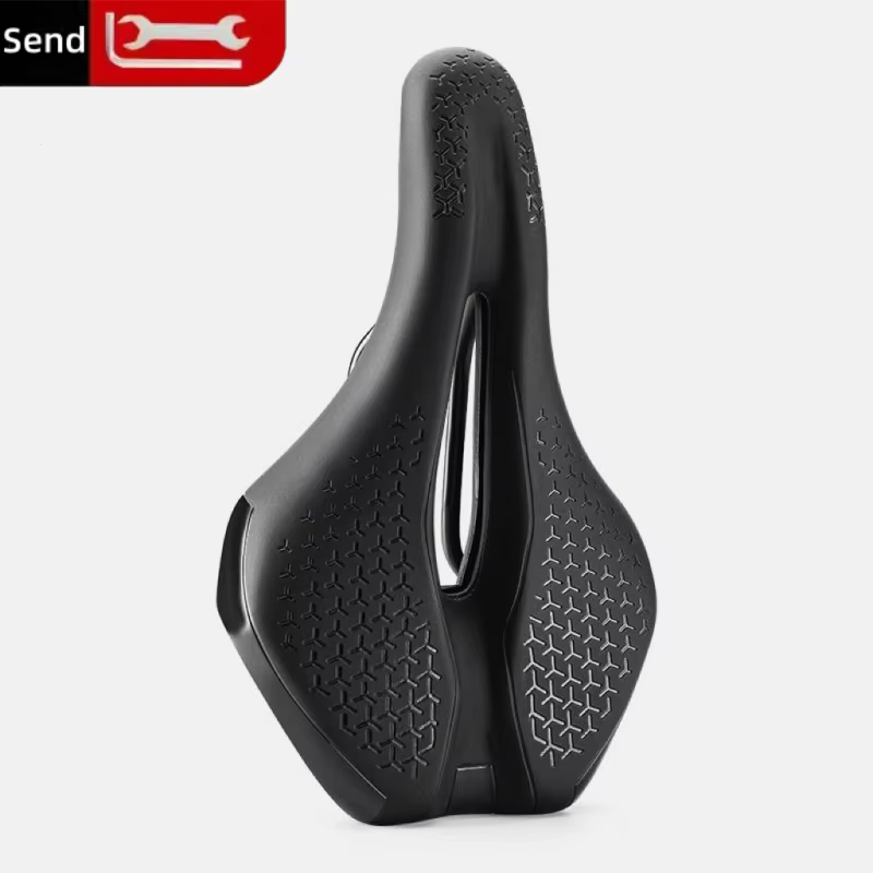 Selle de vélo de montagne robuste et confortable, douce et respirante, design sphérique absorbant le