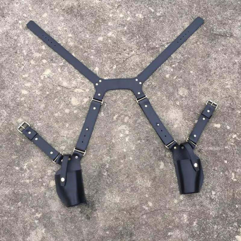 Étui en cuir PU pour double odorSteampunk initié, porte-odor, sac SFP, Hitman Agent 47, 7.5 ate, acc
