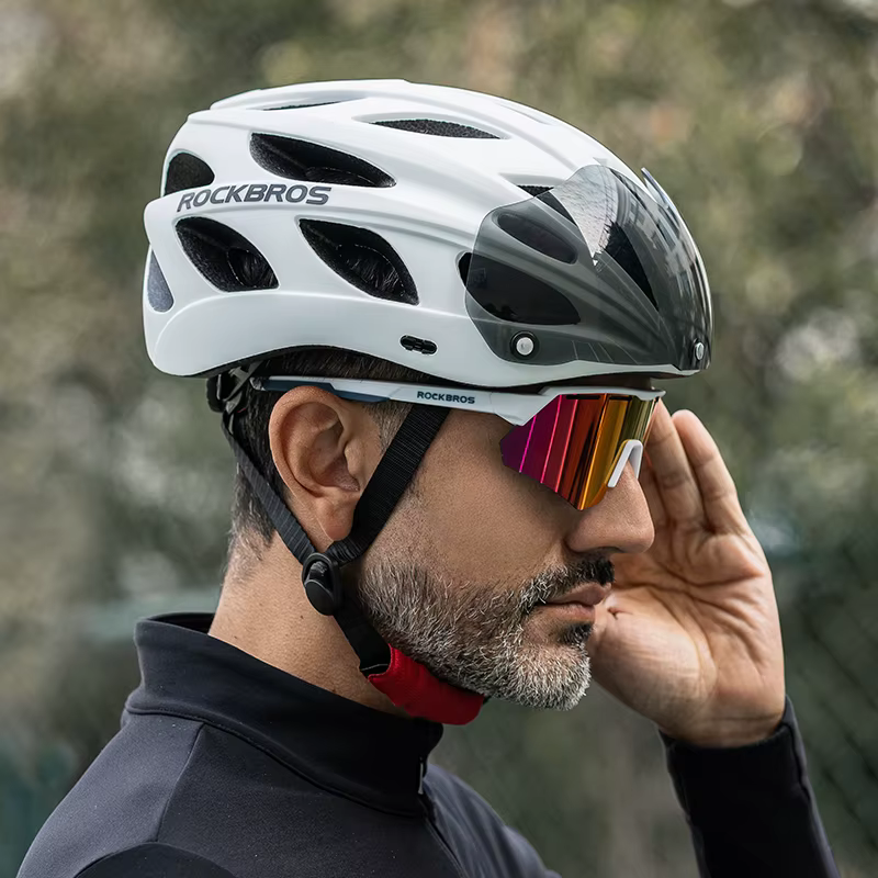 ROCKBROS casque de vélo intégralement moulé casque de vélo moteur Scooter électrique casque de traje