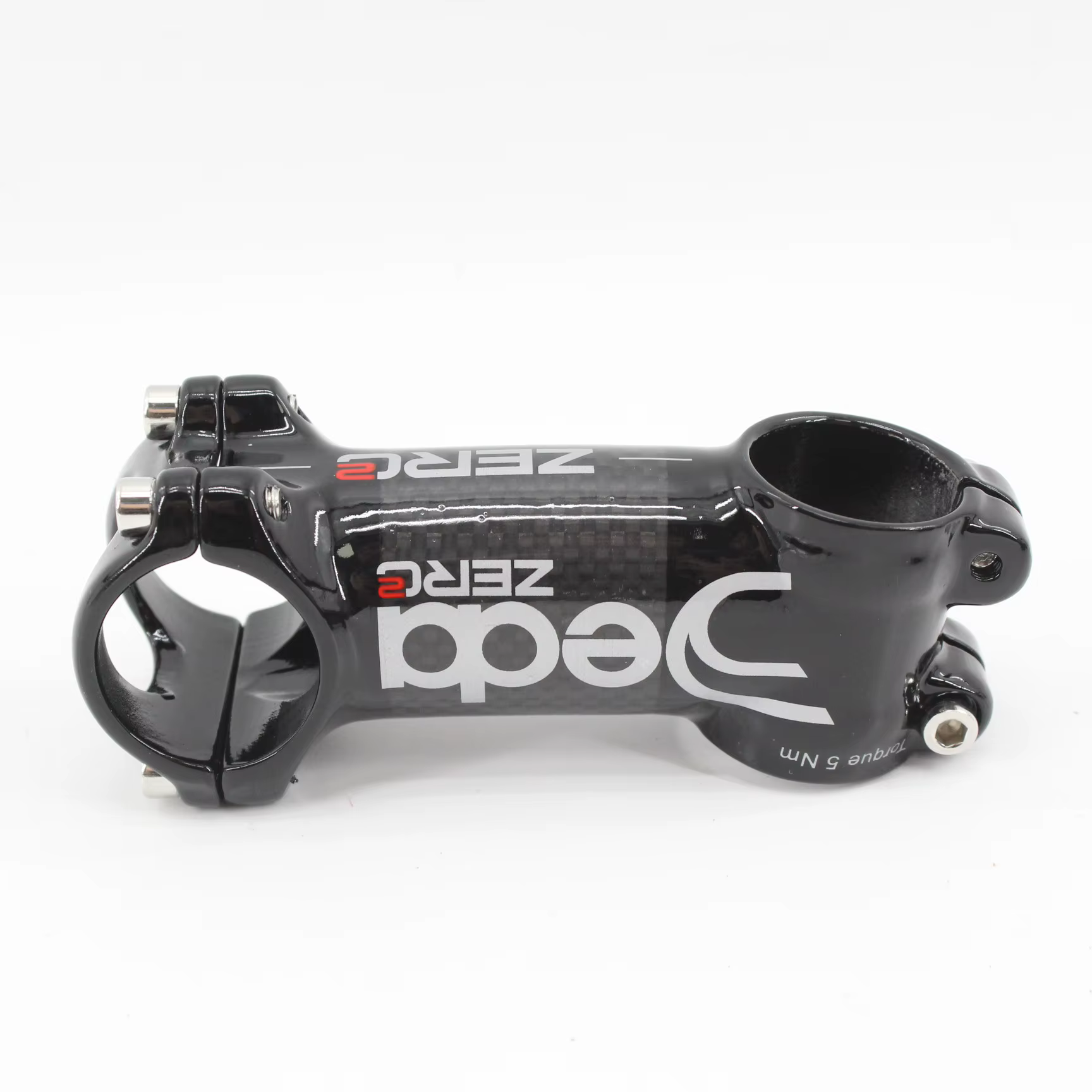 Tout nouveau JEDA argent route carbone tige de vélo en alliage 31.8*60-120mm 6 17 degrés Angle VTT t