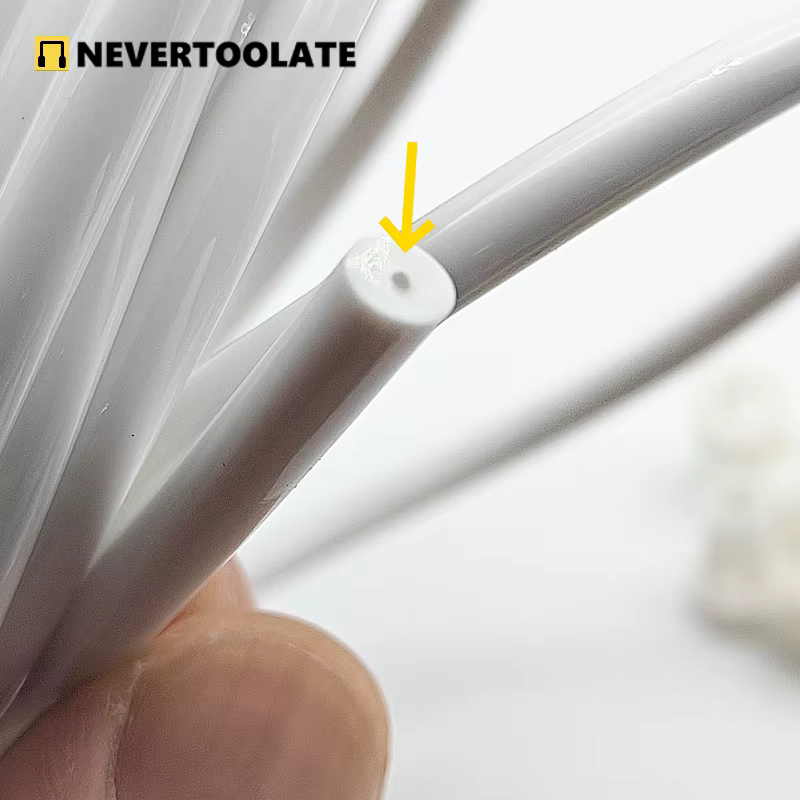 80A dureté de rivage 5mm d'épaisseur corde de rechange de corde de saut PVC 3.5m cordon en vinyle co