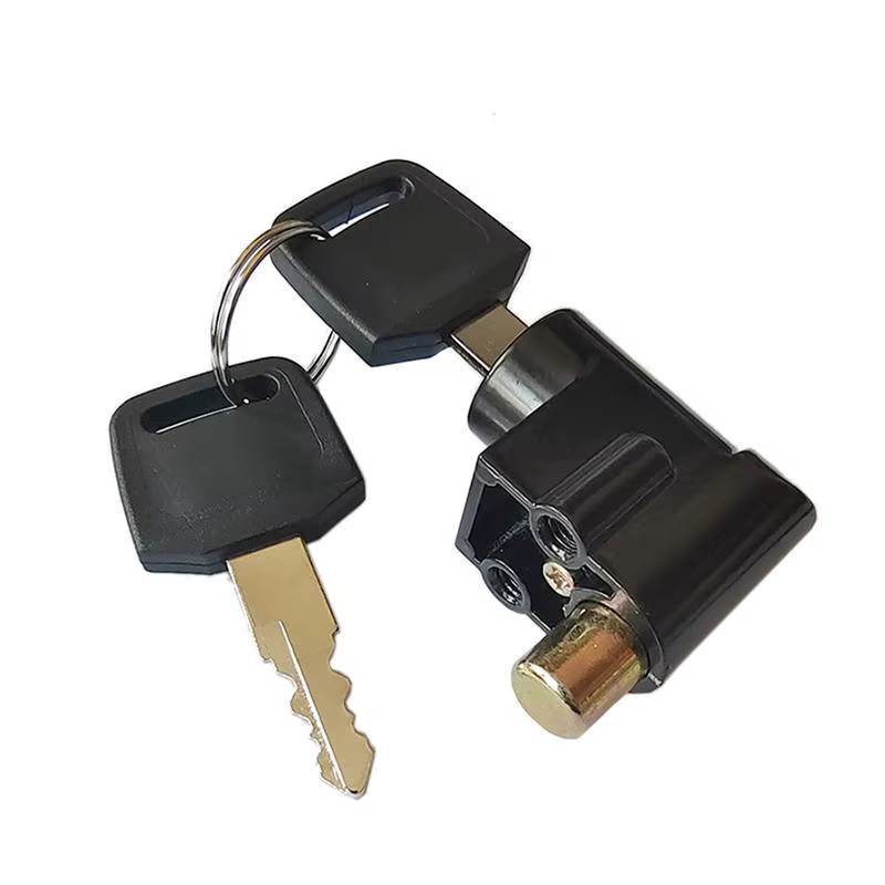 [1PC] Boîtier de batterie de vélo électrique avec mécanisme de verrouillage à tête large, fixation a
