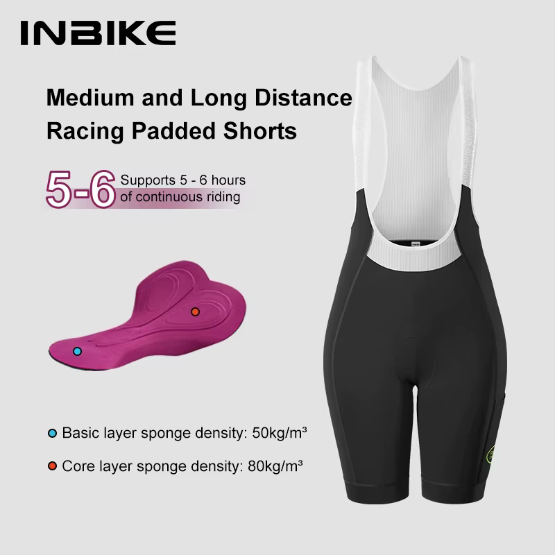 INBIKE 2025 cuissard de cyclisme pour femme avec poches latérales salopette femme short pour été vél