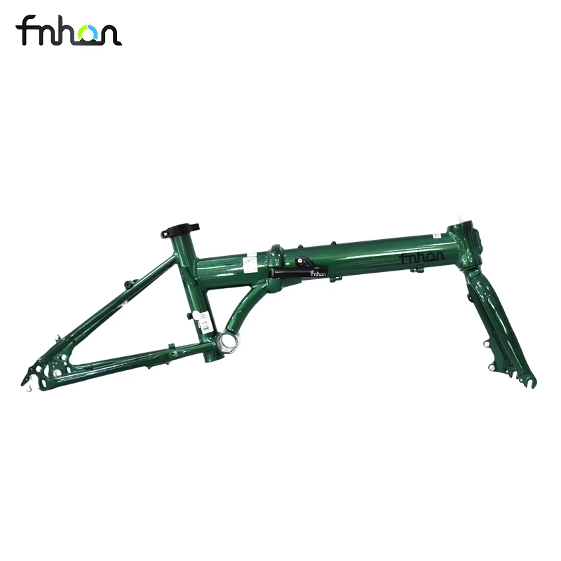 Cadre de vélo pliable Fnhon Zephyr Alloy 6061, fourche 16" 305 349, frein à disque V, cadre pliable,