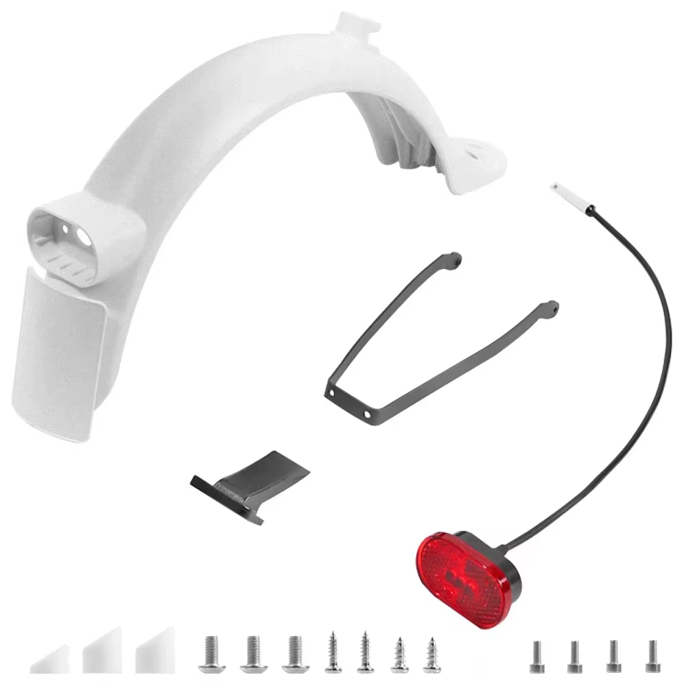 Kit de garde-boue pour Scooter électrique amélioré, garde-boue arrière avec Kit d'éclairage pour Xia