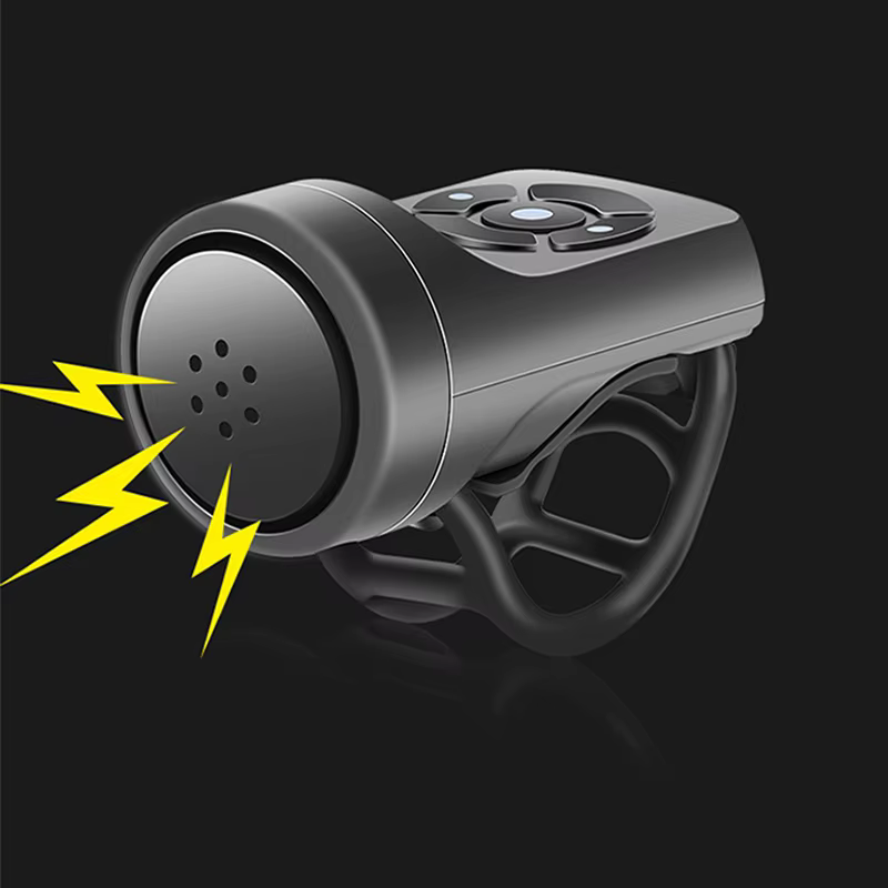 Sonnette électrique Rechargeable USB pour vélo et moto, klaxon d'alarme antivol pour cyclisme sur ro