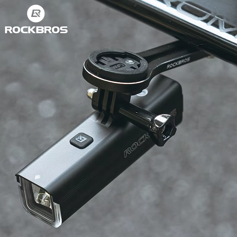 ROCKBROS – feu avant intelligent en alliage d'aluminium, 1500lm/1000lm, charge de Type C, Version su