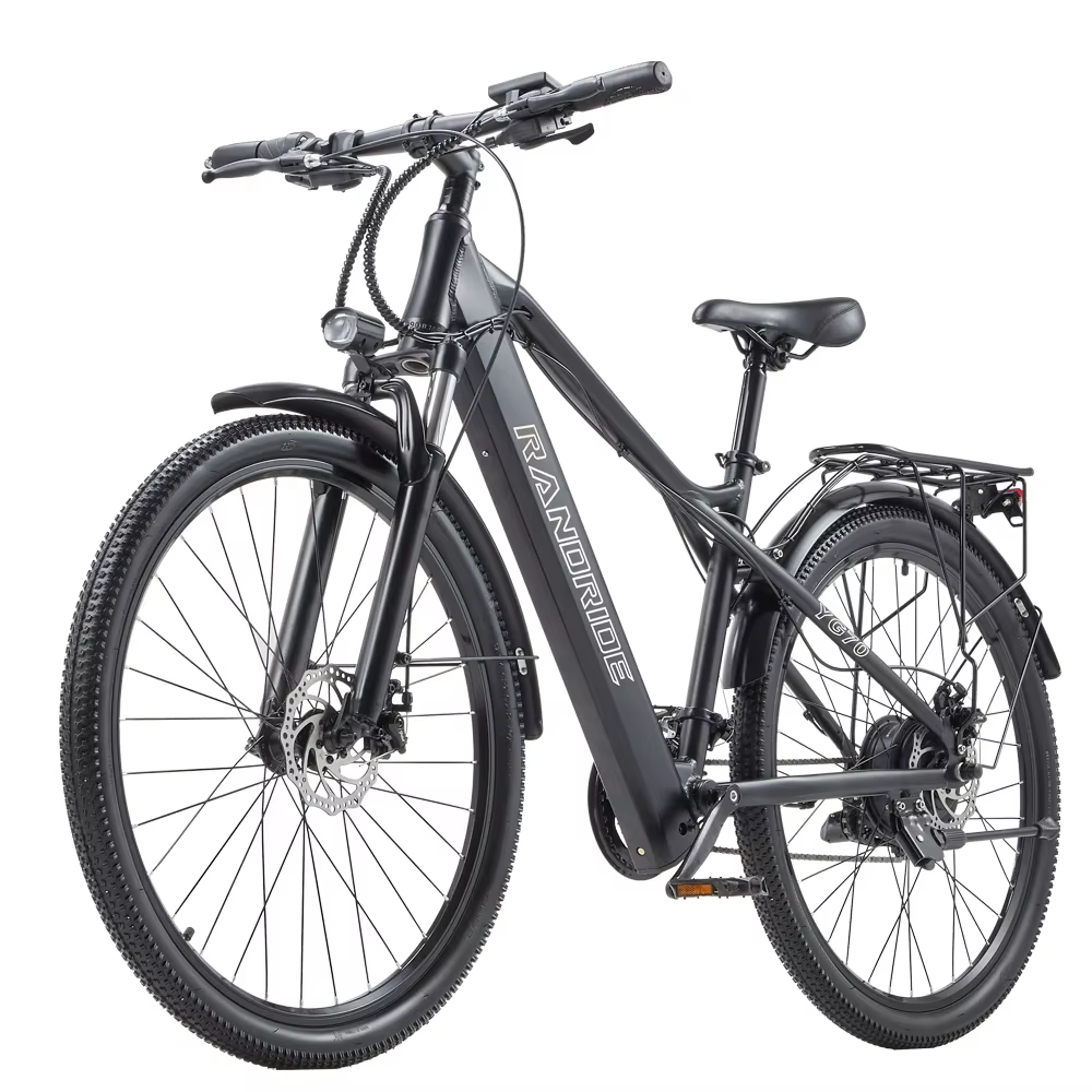 Ebike 2025 RANDRIDE YG70 1000W moteur 48V 14Ah batterie 27.5*2.1 pouces pneu 27.5 pouces cadre en al