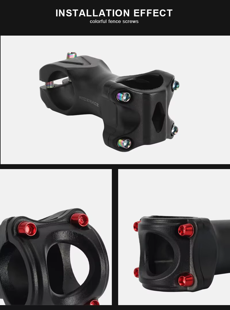 En Acier Inoxydable Coloré Pour VTT Route Vélo Tige Riser Vis De Guidon Vis M5 18MM 6 PCS/SET Titane