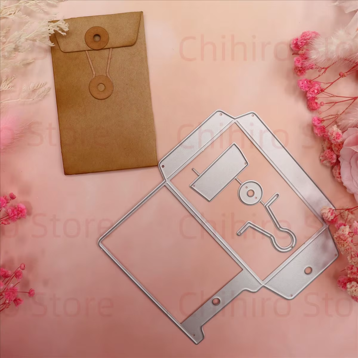 Porte-fichier de sac de courrier, matrices de découpe en métal pour bricolage, scrapbooking, fournit