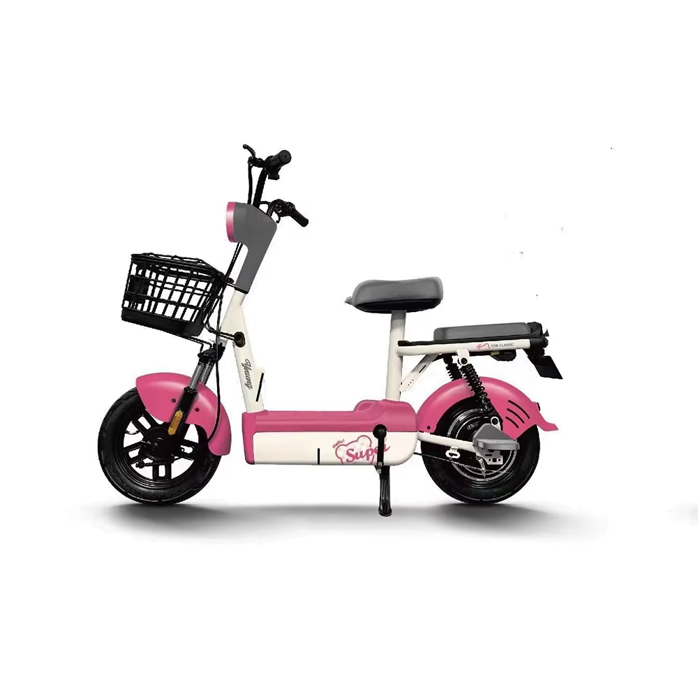 Vélo Électrique Moderne et Élégant à Prix d'Usine en Gros, 48V 350W, Vélo Électrique Féminin avec Pa