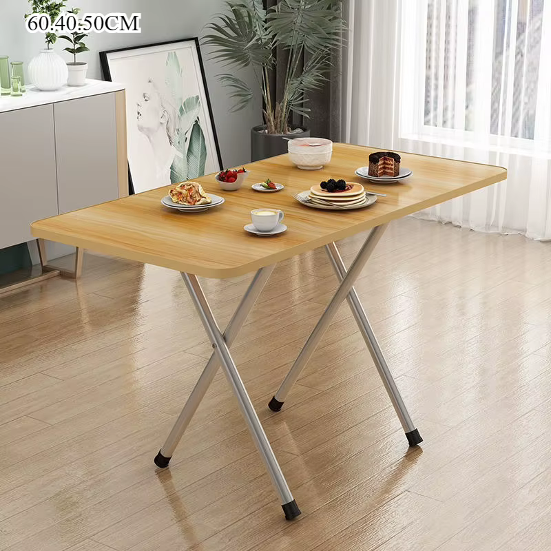 Table pliante simple de petite taille pour la maison, table à manger, table d'étude pour étudiants, 