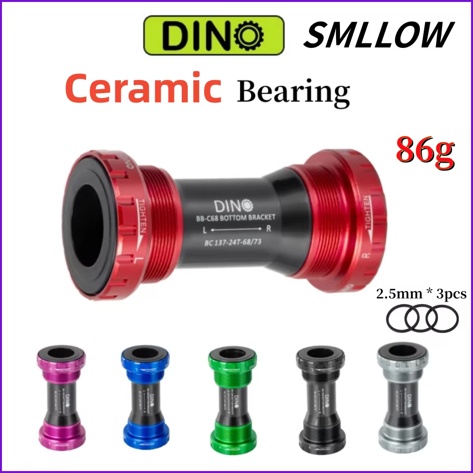 Roulement entièrement en céramique BB Shell 68mm 73mm supports inférieurs applicables à 22/24mm X5 X