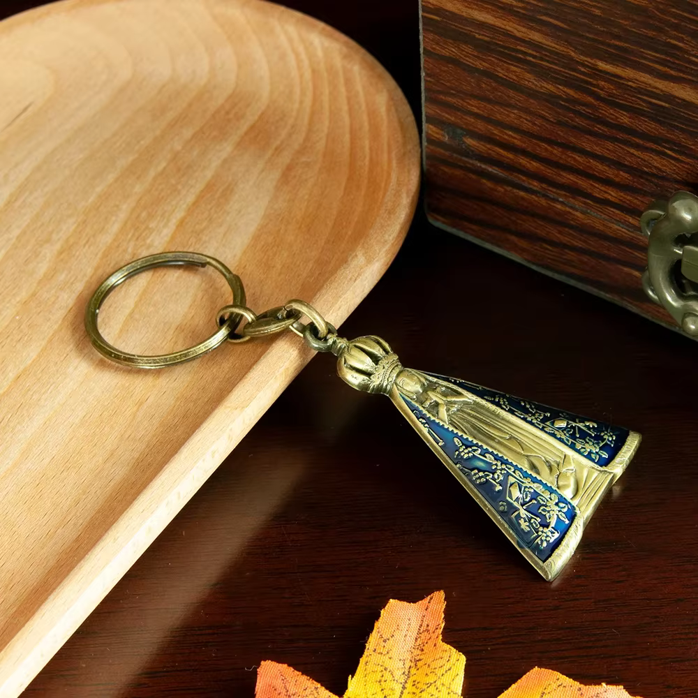 Porte-clés religieux en métal, accessoire orthodoxe, pasteur de prière, icône de la couronne EquiMar