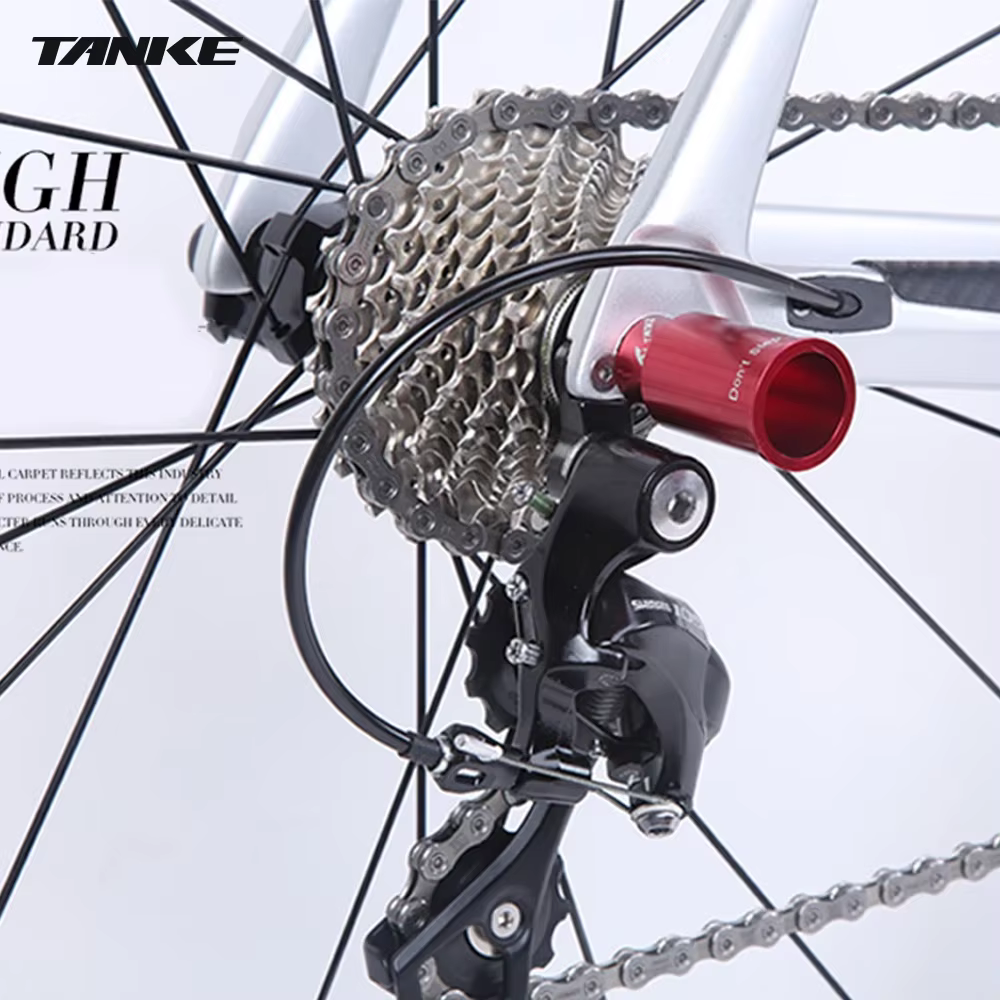TANKE-Protecteur de Transmission arrière de vélo, support de lampe de cyclisme sur route, accessoire