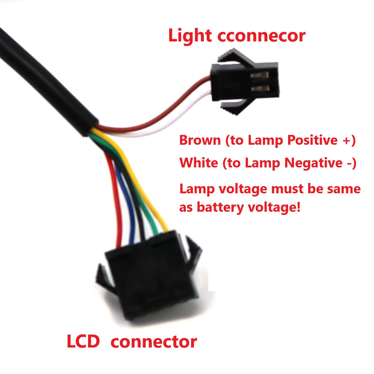 Six Mosfet 36V/48V60V 450/500W 25A BLDC contrôleur de scooter électrique e-bike 2 pièces pilote de v
