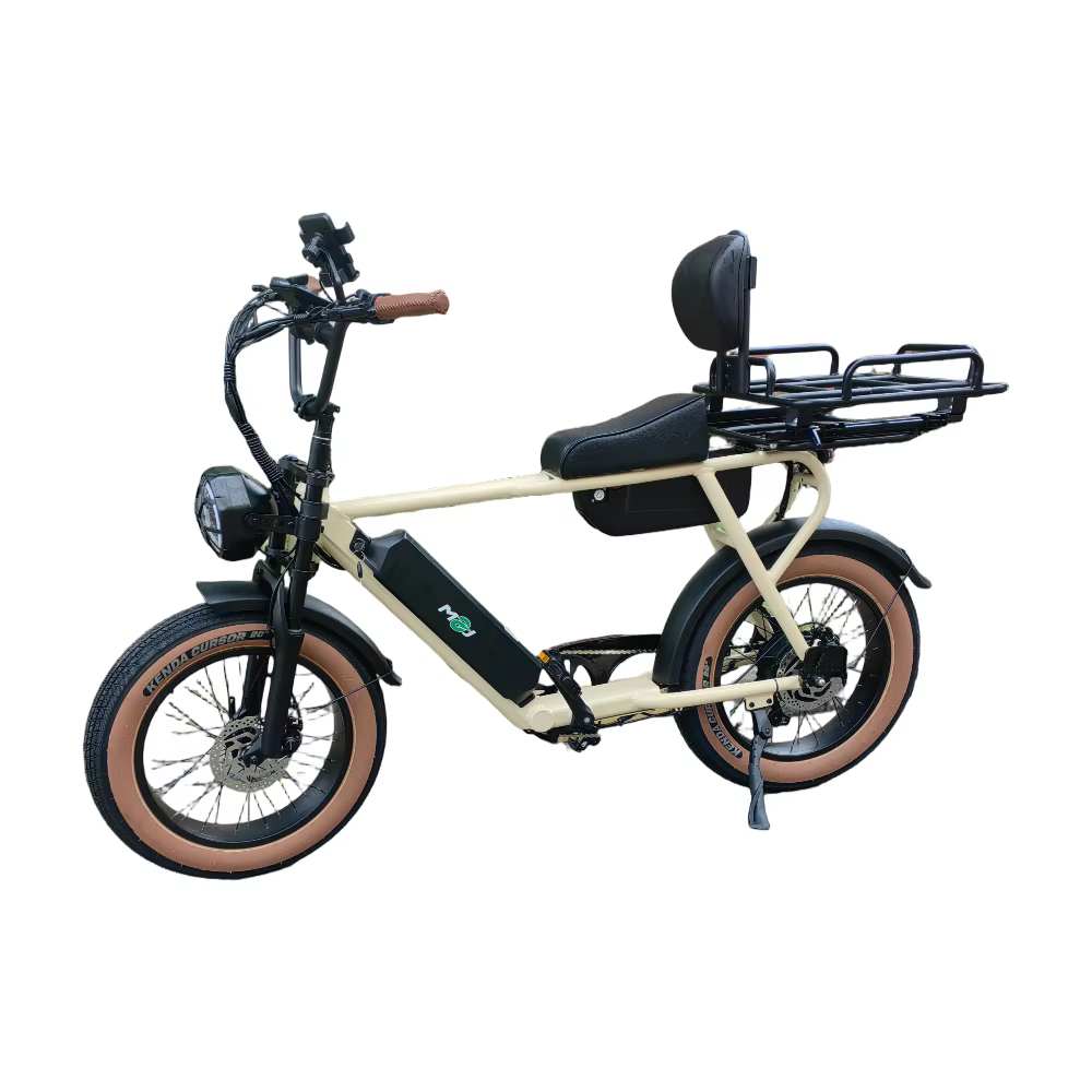 Vélo électrique haute vitesse 45 km/h avec cadre en alliage d'aluminium, fourche avant à suspension 