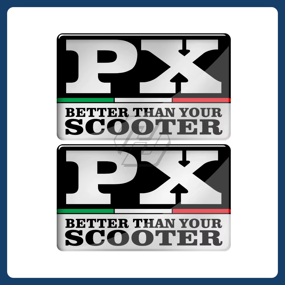 Autocollant de moto 3D pour Scooter Piaggio Vespa PX125 PX150 PX200 PX 125 150 200