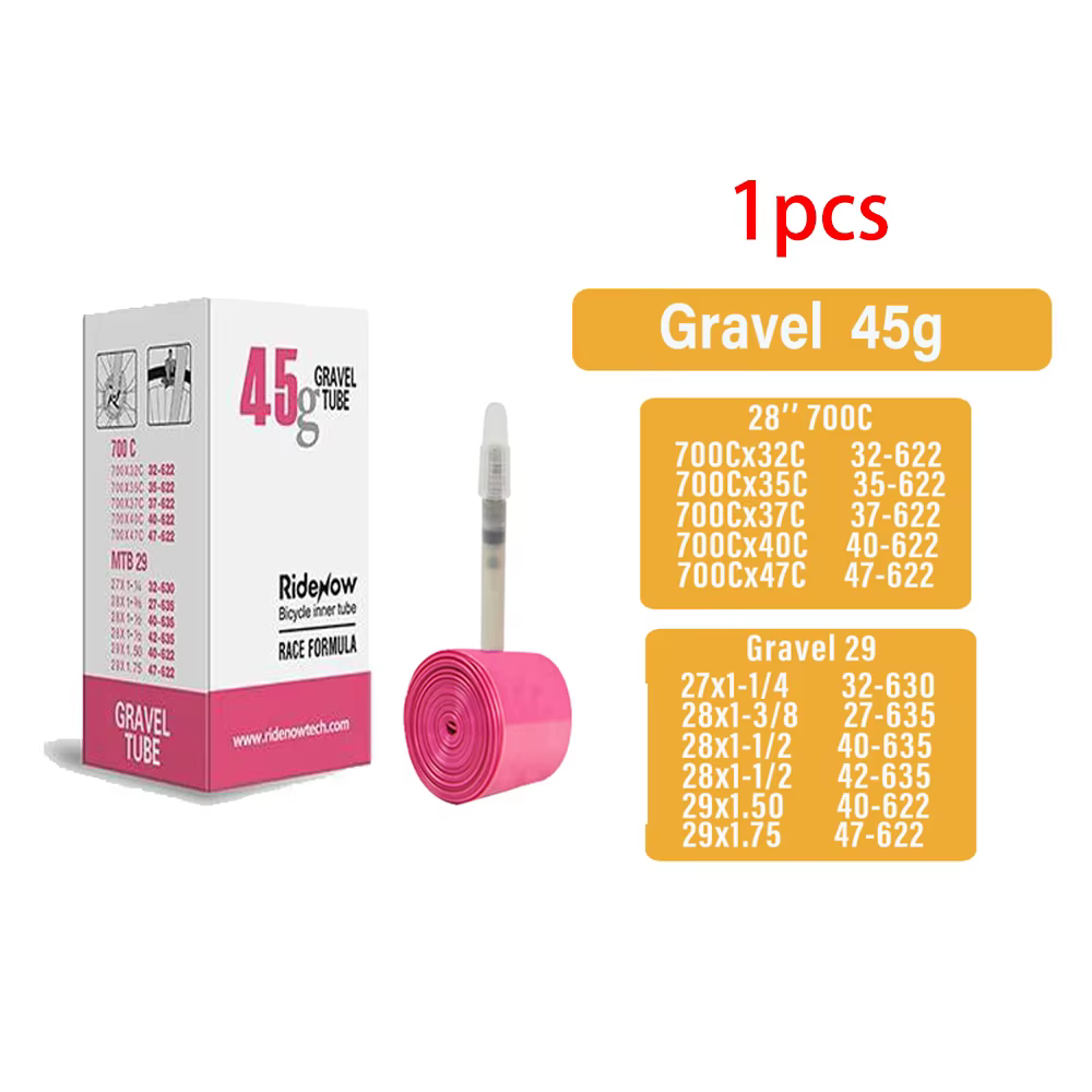 RideNow TPU gravier vélo 700C chambre à air de vélo 700x32C 35 37 40 47C Valve de pneu vélo français