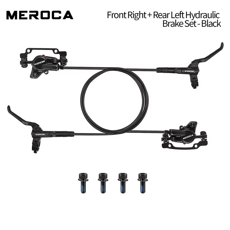 MEROCA frein à huile de vélo frein Double face frein avant 800mm frein arrière 1400mm VTT frein à di