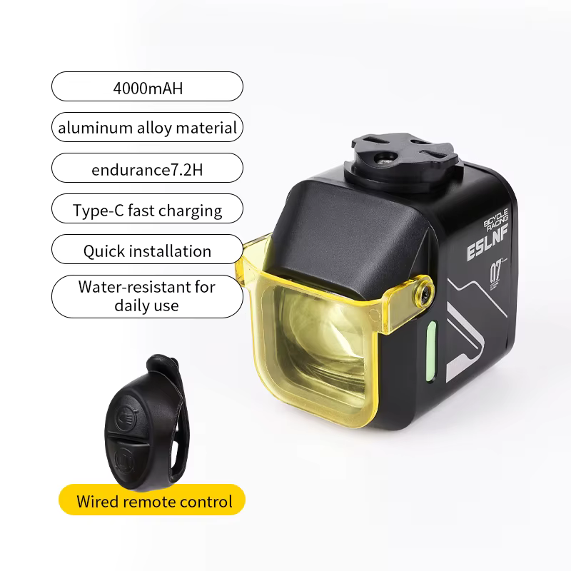 ESLNF haute luminosité 1200 Lumens phare de vélo en alliage d'aluminium 4000mAh feu avant pour vélo 
