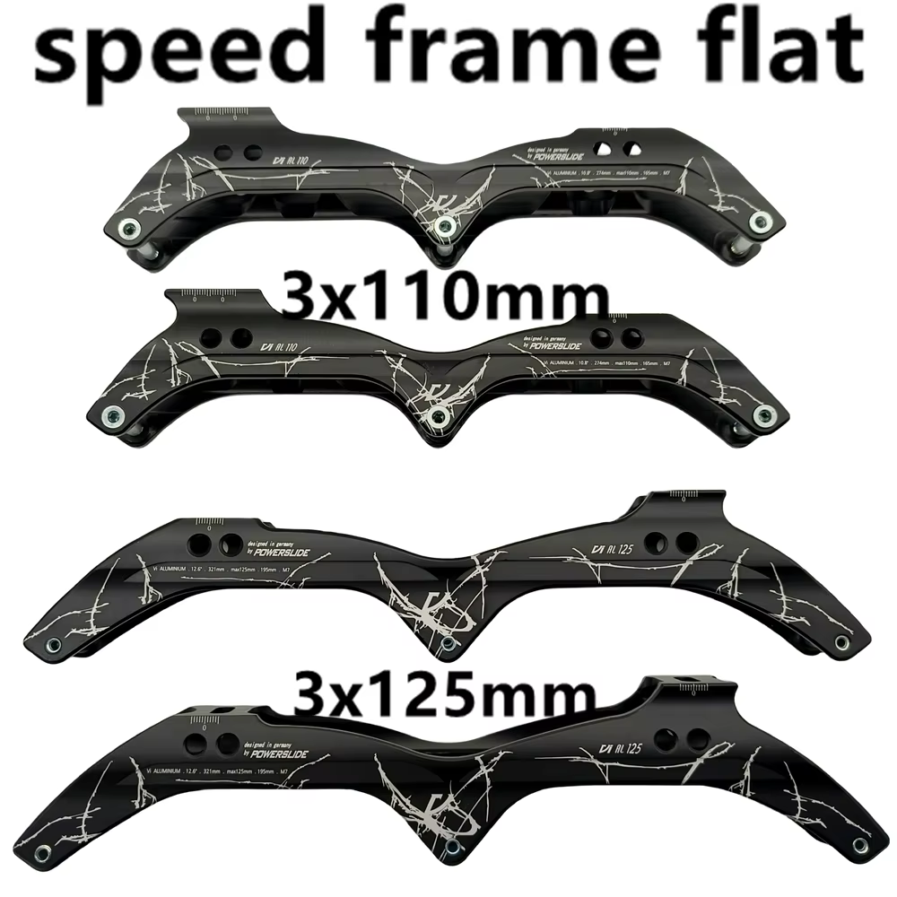 Cadre de patins à roulettes, livraison gratuite, 3x125mm, 3x110mm, 3x90mm, 3x100mm