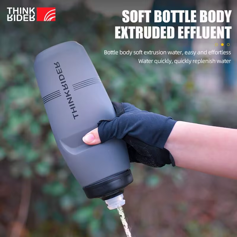 ThinkRider-Bouteille d'eau portable en plastique pour vélo, bouteille de grande capacité, 620ml, 750