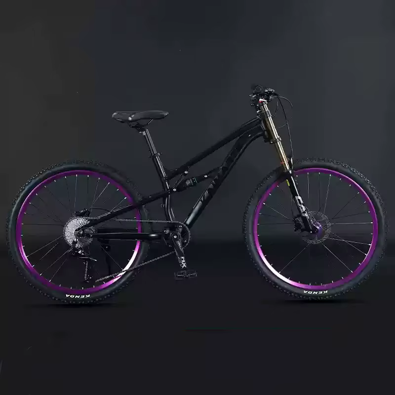 27.5/26 pouces DH AC vtt vélo descente vélo huile frein à disque cadre en alliage d'aluminium fourch