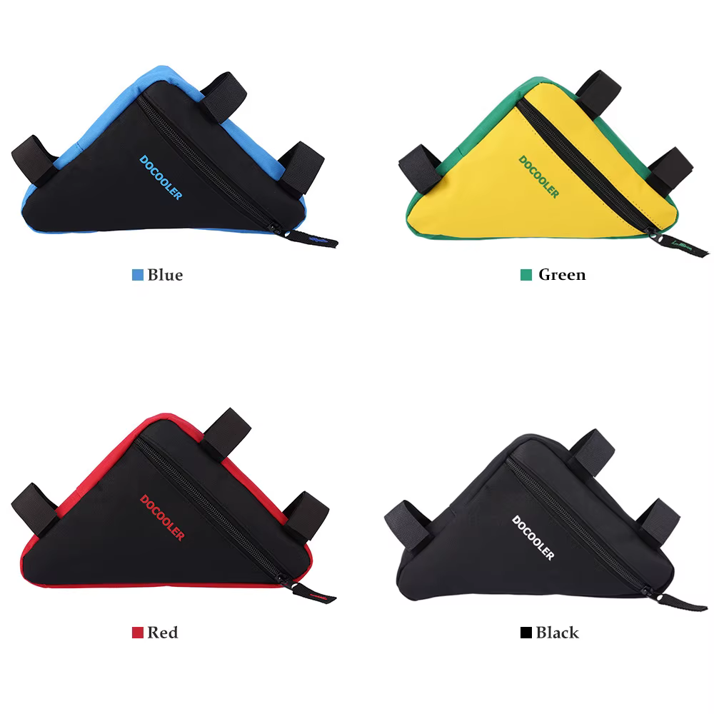 Sac de vélo triangulaire vtt, pochette de cadre de Tube de selle avant de vélo, sac de rangement d'o