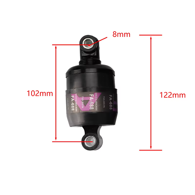 Amortisseur arrière à ressort de suspension, pièces pour vélo pliant, scooter électrique, VTT, mini 