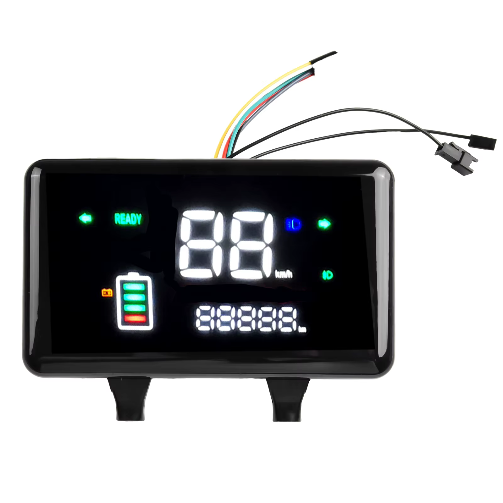 Vélo électrique affichage LED moto compteur de vitesse batterie clignotant affichage de la lumière p