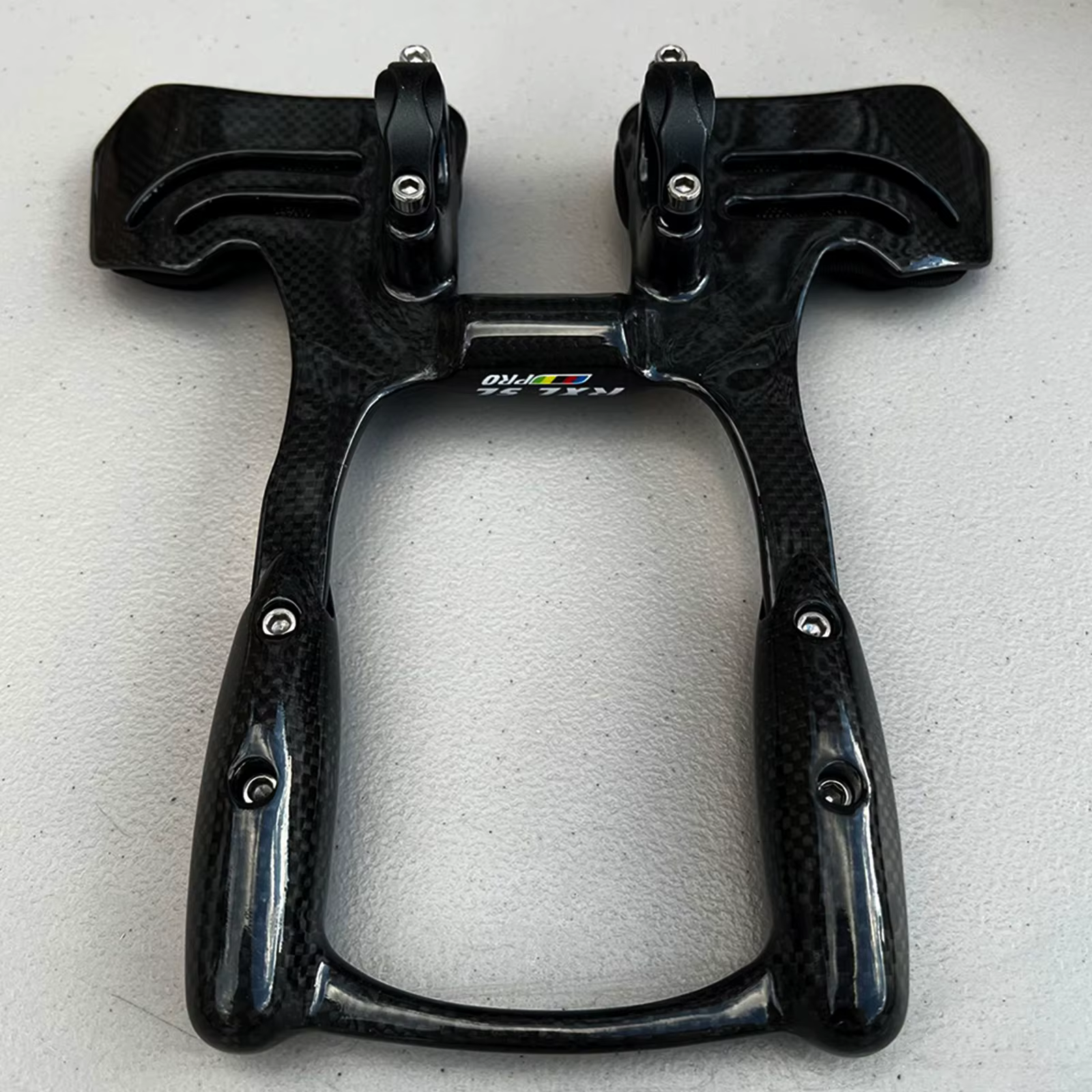 RXL SL-Guidon Aero TT Brcorporelle en Carbone pour Vélo de Route, Barre de Bras Réglable de 31.8mm, 