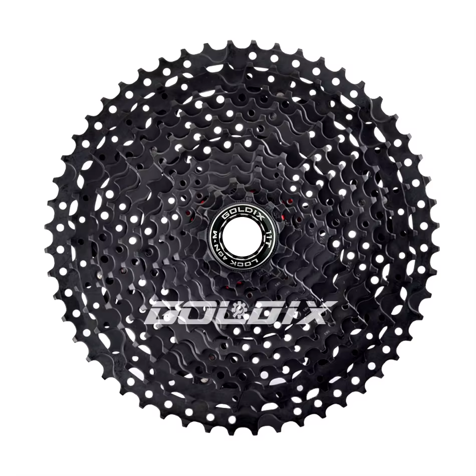 GOLDIX-Pignon de roue libre de vélo pour Shimano, VTT noir, 8, 9, 10, 11/12 vitesses, 40, 42, 46, 50
