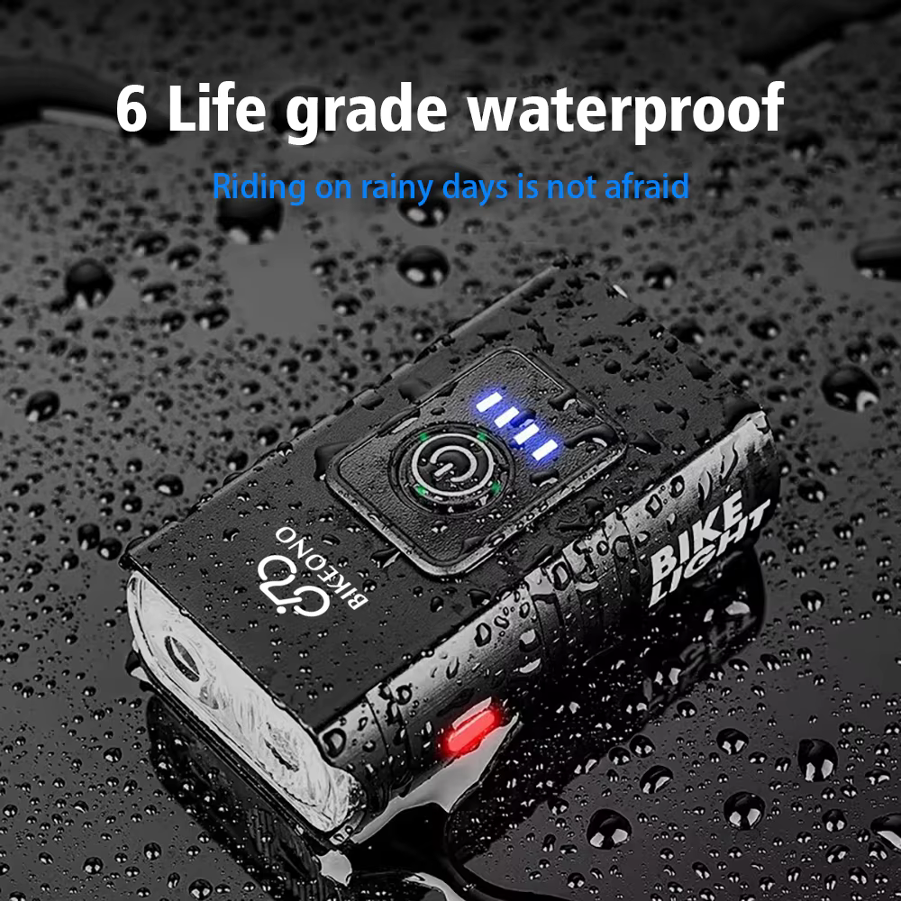 1000LM vélo lumière phare T6 vélo lampe de poche LED USB torche Rechargeable en alliage d'aluminium 