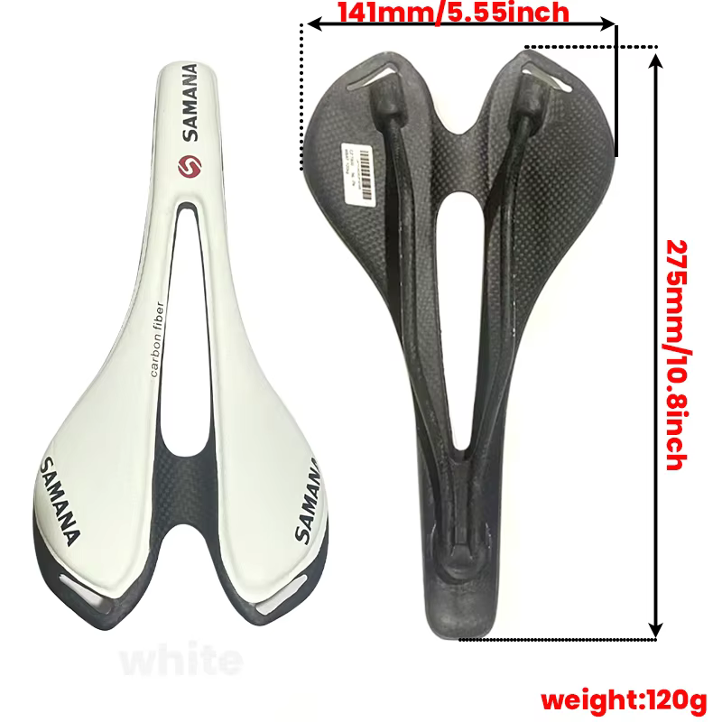 SAMANA selle Super légère 120g T800 selle en carbone selle vtt siège de vélo accessoires de vélo siè