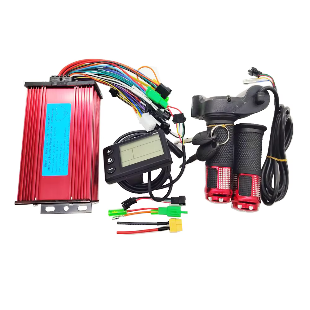 Contrôleur sans balais pour vélo électrique Escooter, 500W-1000W, avec écran LCD, accélérateur pour 