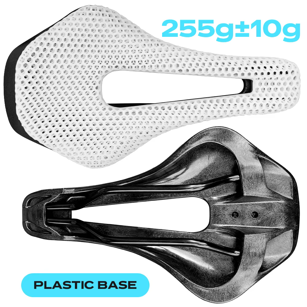 RYET selle entièrement en carbone imprimé 3D ultraléger creux confortable respirant vtt vélo de cour