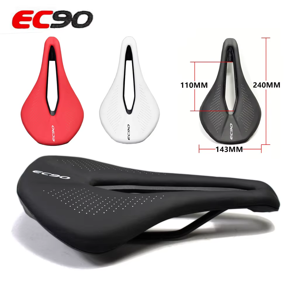 EC90 selle EVA selle de vélo creuse selle de vélo de route confortable conception ergonomique selle 