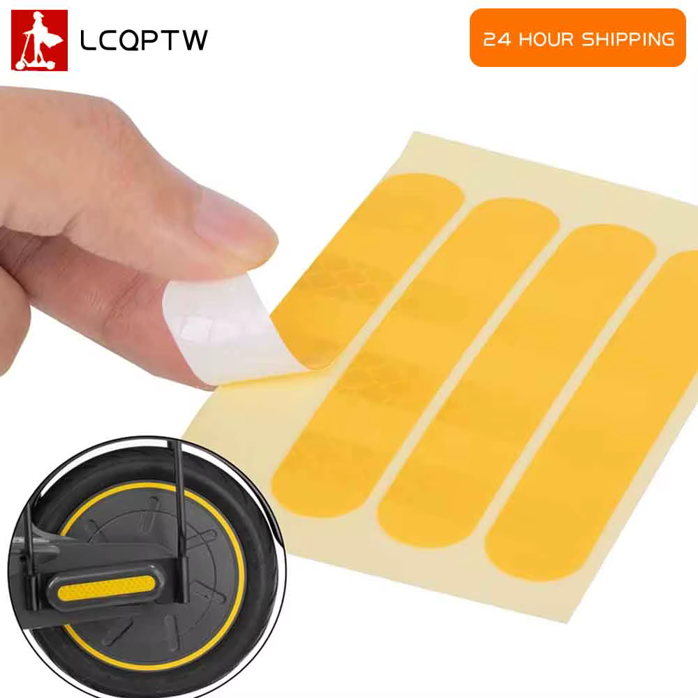 Autocollant réfléchissant d'avertissement étanche pour Scooter électrique, bande réfléchissante de n