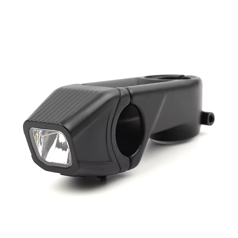 Tiges de vélo de route vtt guidon de vélo de route 28.6 31.8mm tige de vélo vtt avec lumières