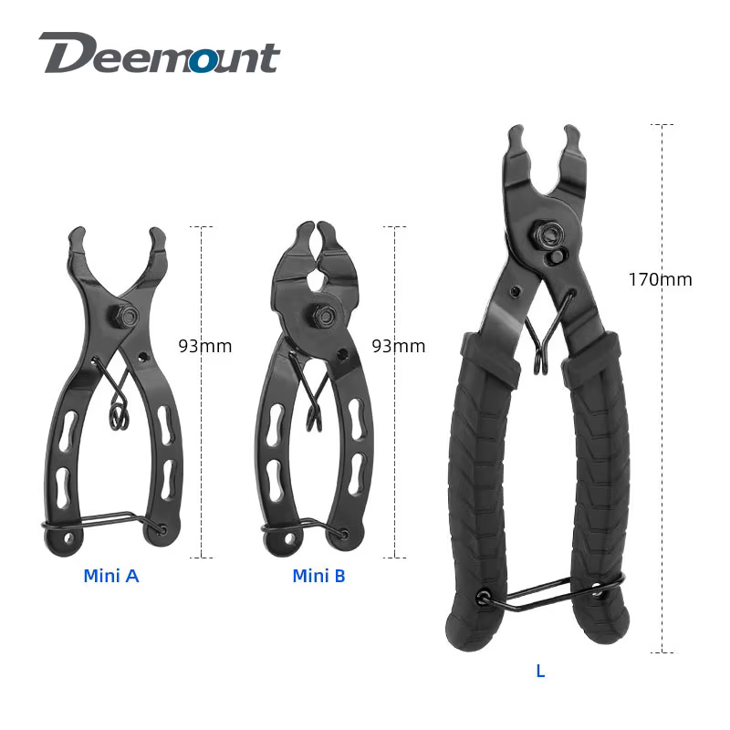 Pince de connecteur de lien Quik de chaîne de vélo et 6 paires de boucles magiques de vélo 6-12S, pi